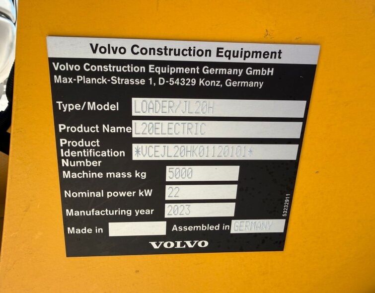 VOLVO VOLVO L20 ELECTRIC